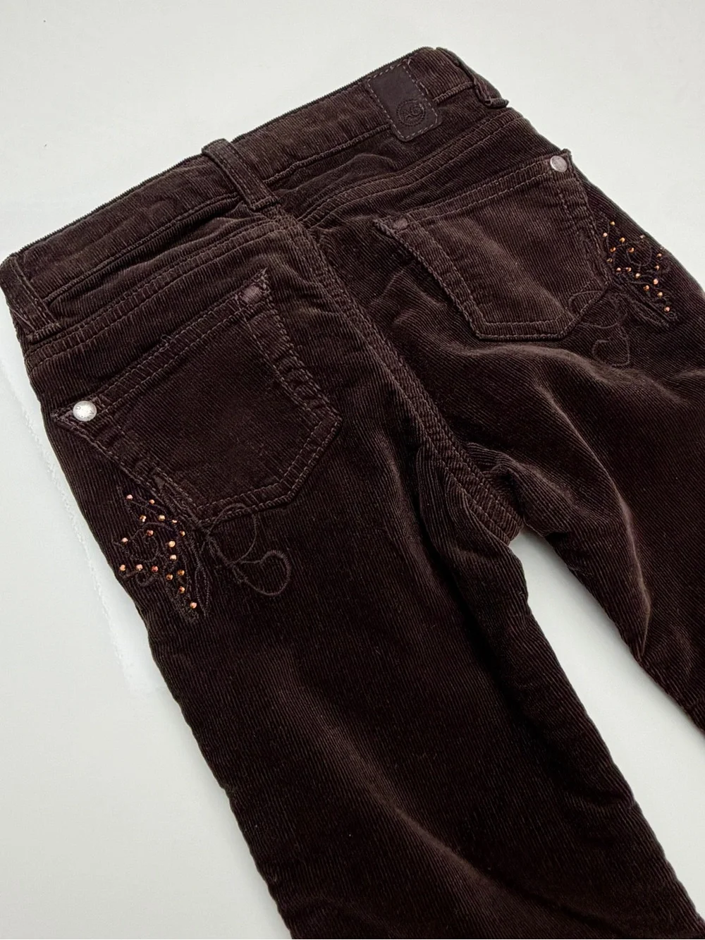 Adriano Goldschmied Angel Girl Brown 5-Pocket Corduroy Girls Pants- Szs 3 & 4